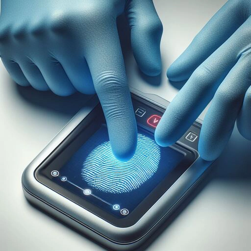 Fingerprinting notary service
